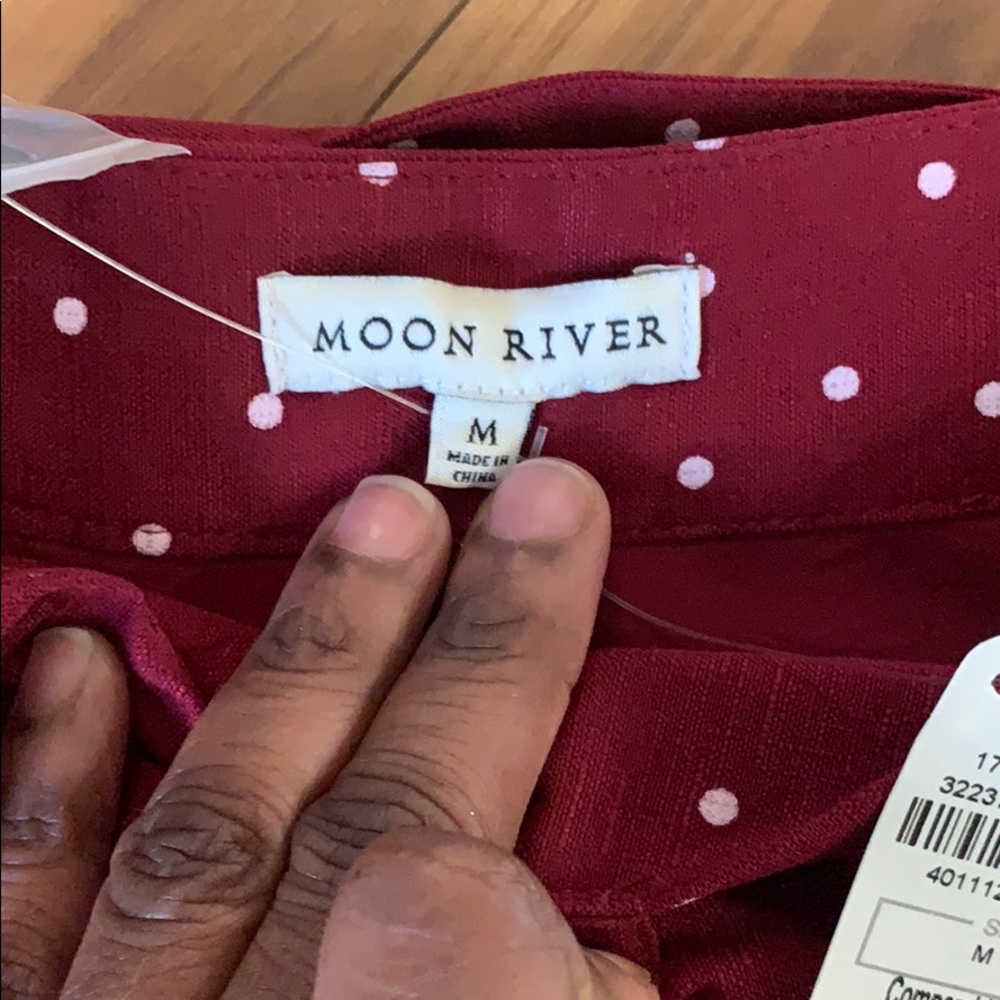 Moon River Polka Dot Belted Short - Picture 7 of 11